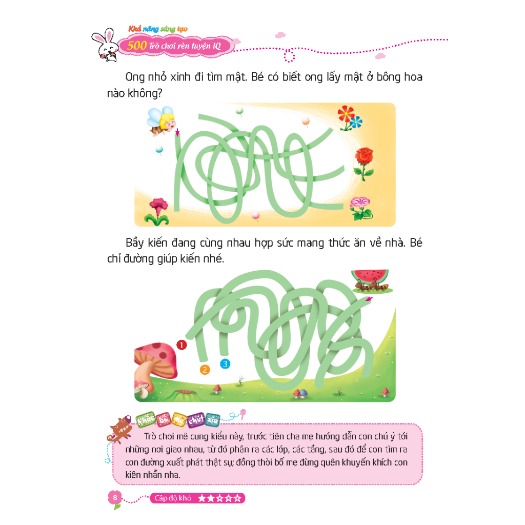 Sách - 500 trò chơi rèn luyện IQ  - Khả năng sáng tạo.