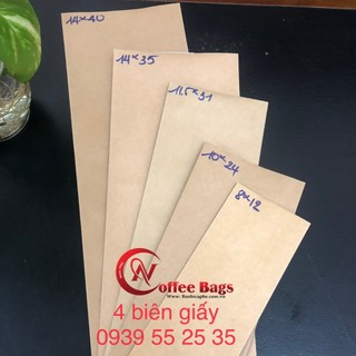 Túi 4 biên giấy, đựng trà, cafe