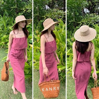 Lisia Dress Váy 2 Dây Linen Premium Dáng Suông, 2 Dây Và Phần Eo Đều Tăng Chỉnh Theo Cơ Thể Giúp Tôn Dáng Siêu Xinh