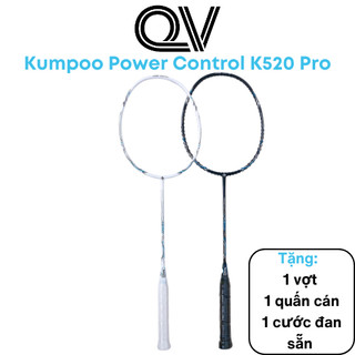 Vợt cầu lông Kumpoo Power Control K520 Pro chính hãng Quốc Việt Badminton công thủ toàn dện tặng kèm bao vợt và quấn cán