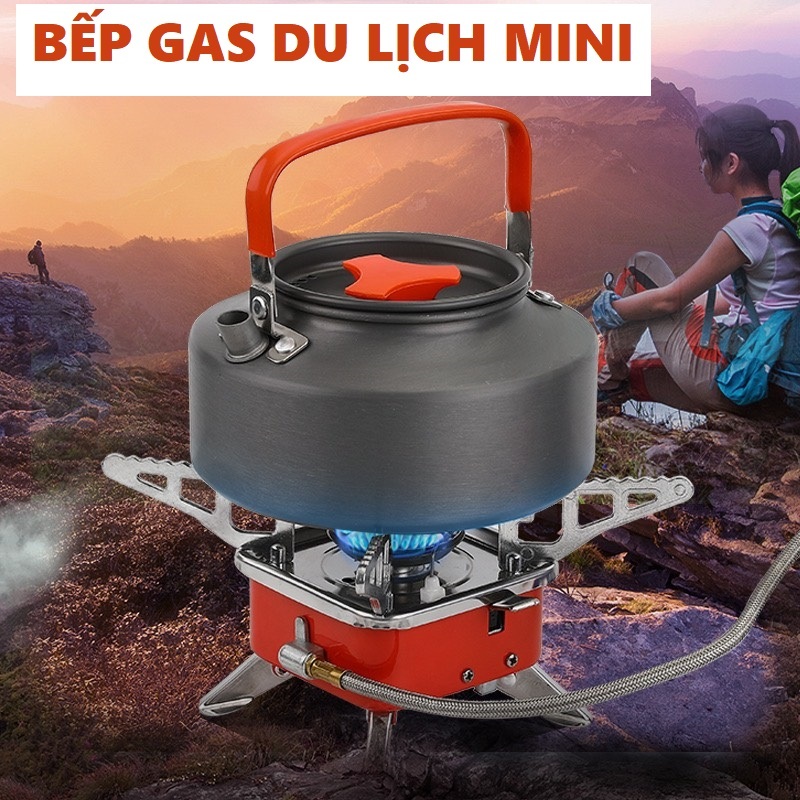 Bếp Gas Mini Du Lịch Xếp Gọn Tiện Dụng