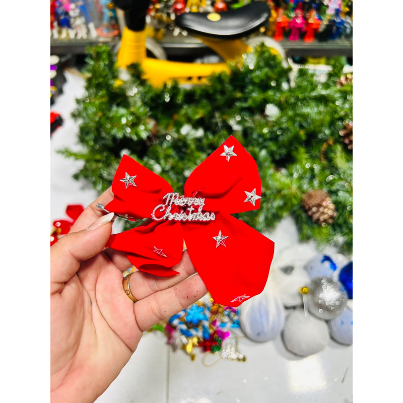 Nguyên set Dây thông + đồ trang trí Giáng Sinh như hình chụp