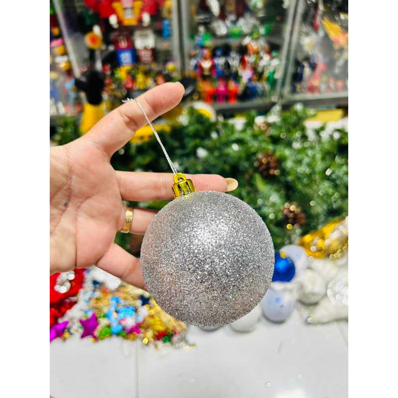 Nguyên set Dây thông + đồ trang trí Giáng Sinh như hình chụp