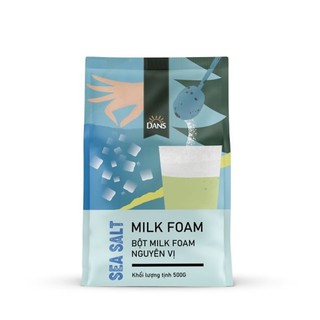 Bột milk foam nguyên vị dans gói 500g