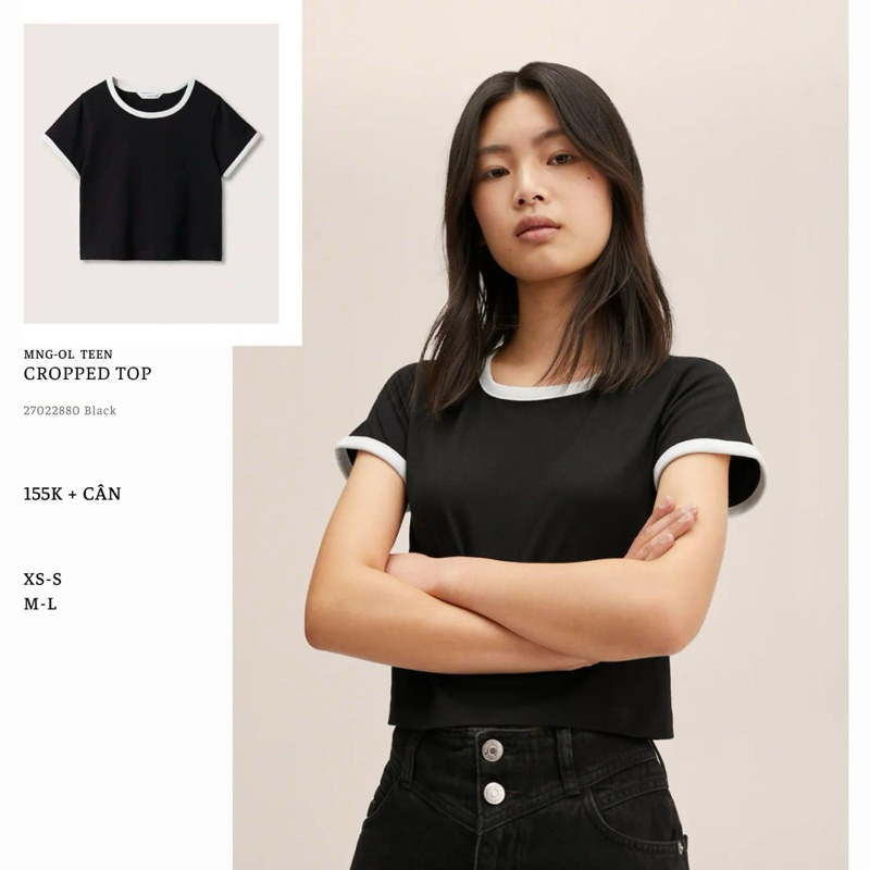 Áo top Mango Auth giá sale