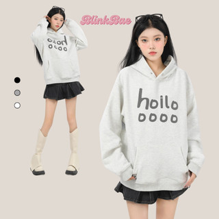Áo Hoodie Nữ Hình In Hoilo Cao Cấp BlinkBae Chất Liệu Nỉ Dày Dặn Form Rộng Cá Tính Thời Thượng Dễ Phối Đồ