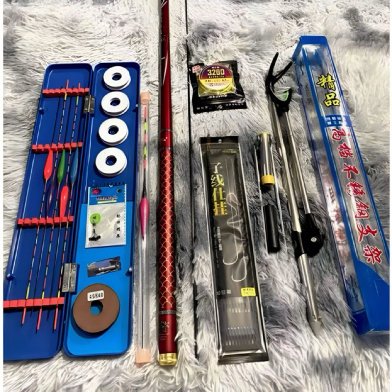 Bộ Combo Cần Câu Tay Lôi Hoả Hoàng Long 6H 19i Kèm Phụ Kiện Giá Rẻ- Cần Câu Đơn, Cần Câu Đài Đánh Tổng Hợp, Săn Hàng