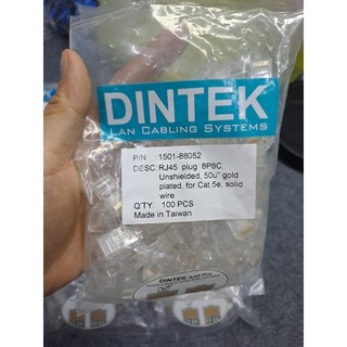 Đầu mạng rj45 cat 5e dintek chính hãng 1501-88052 giá chưa vat