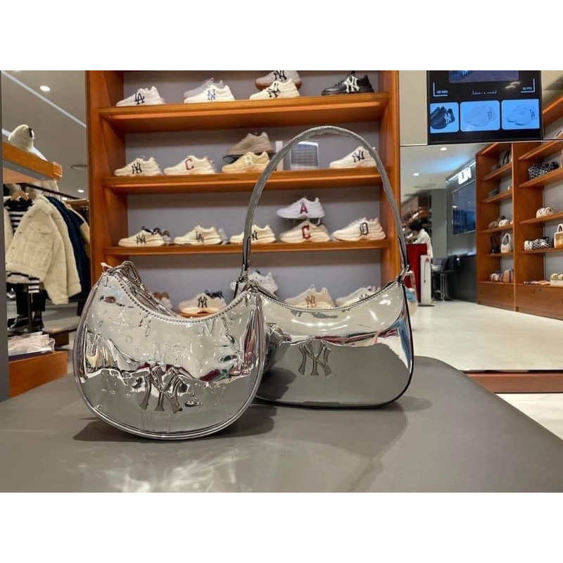 Túi Kẹp Nách MLB Bạc Chính Hãng