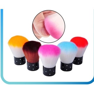 Chổi nail làm móng, chổi nail làm móng ngắn, chổi phủi bị nail cán ngắn, cọ phủi bụi nail cán ngắn