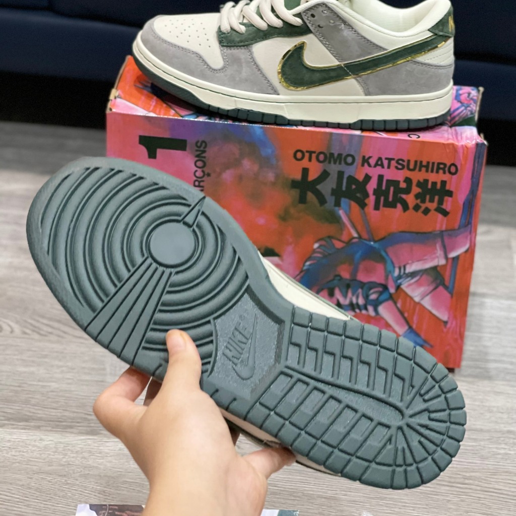 Giày _Nike SB Dunk Otomo Katsuhiro “Steamboy OST” Green Orange bản cao cấp nhất full phụ kiện