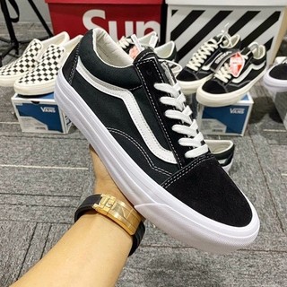 Giày Vans Vault Old Skool, Giày Vans đen trắng nam nữ bản S.Cấp full pk