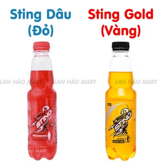 Lốc 6 chai Sting hương dâu/ Sting Gold chai 330ml (Sting Đỏ/ Sting vàng chai)