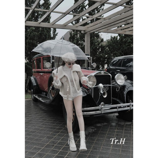Áo Khoác Da Lộn Cổ Bẻ MPB