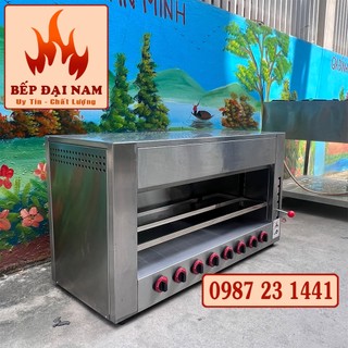 Lò nướng Salamander 8 họng,Lò quay thịt,Lò nướng gas