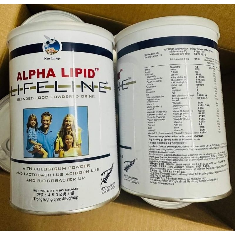 Sữa non Alpha Lipid