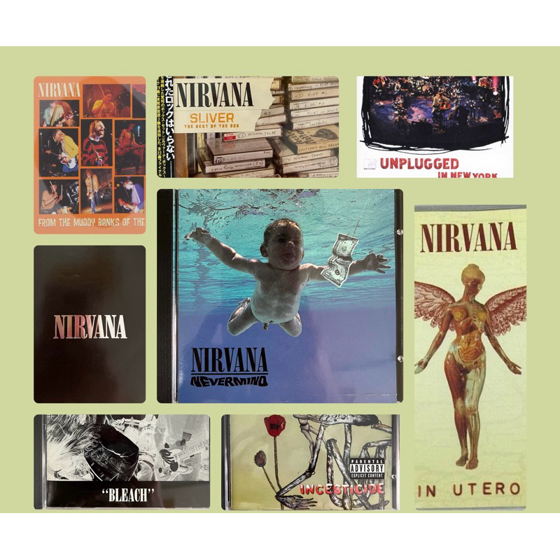 CD used - các albums của NIRVANA (Alternative Rock)