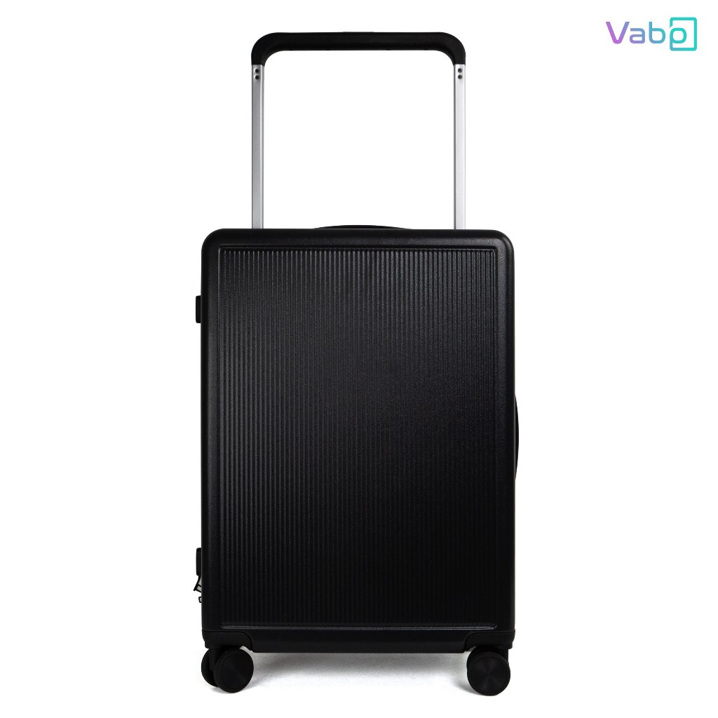 Vali du lịch Vaba Rachel size 24 khóa kéo có cổng USB, giá đựng cốc đa năng