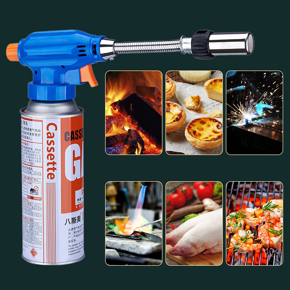 Súng phun lửa ngọn lửa khí di động 1300 độ với vòi điều chỉnh màu xanh lam
