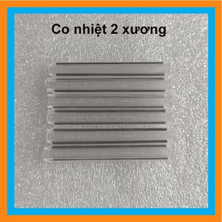 100 Ống Nung Co Nhiệt Hàn Cáp Quang Có 2 Thanh Thép Trợ Lực