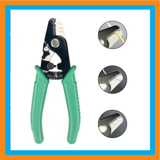 Kìm xanh tuốt sợi quang 3 lỗ cao cấp