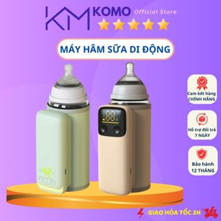 (Mới Nhất) Máy Hâm Sữa Cầm Tay Không Dây Di Động Cho Bé, Máy Ủ Ấm Sữa Có Đèn, Làm Nóng Sữa Nhanh - NABITA