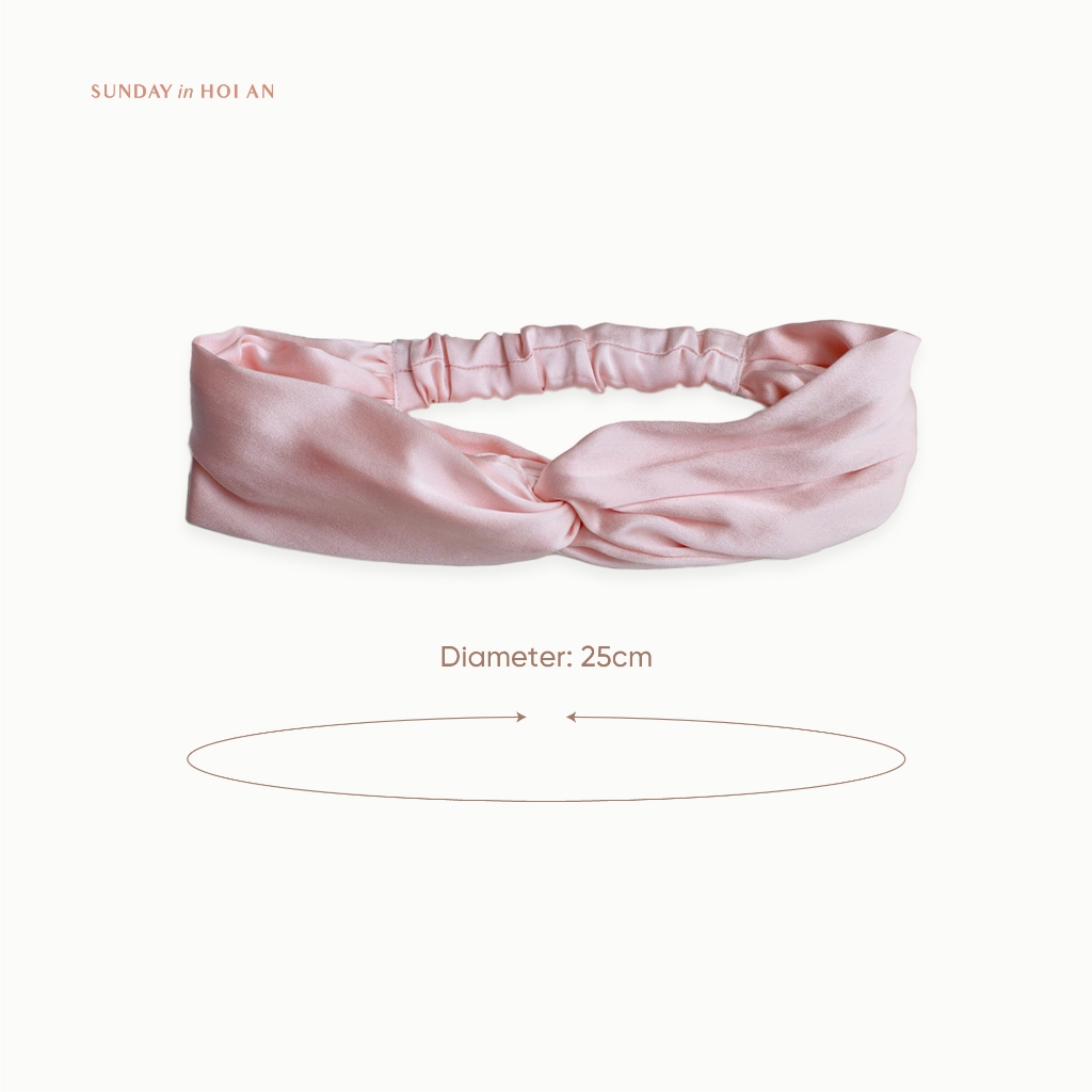Băng Đô SUNDAY Lụa Mulberry 100% | 100% Mulberry Silk Turban SUNDAY