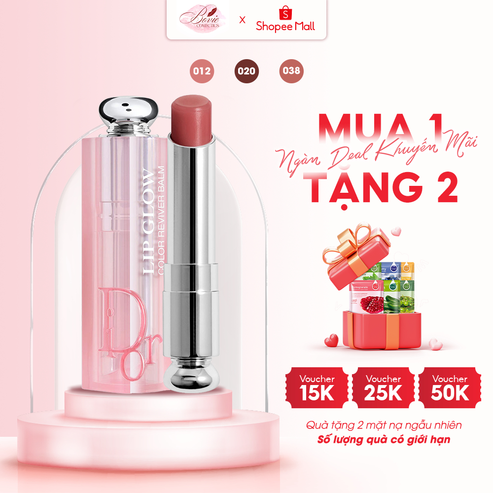 Son Dior dưỡng Lip Glow mềm mịn dưỡng môi