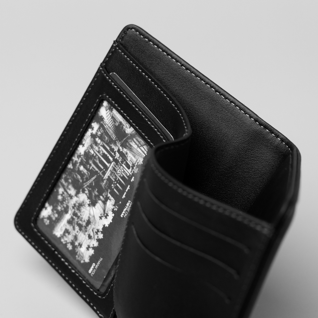 Ví Da Nam Monogram Riona Dập Chìm Cao Cấp Chính Hãng Under Thinker