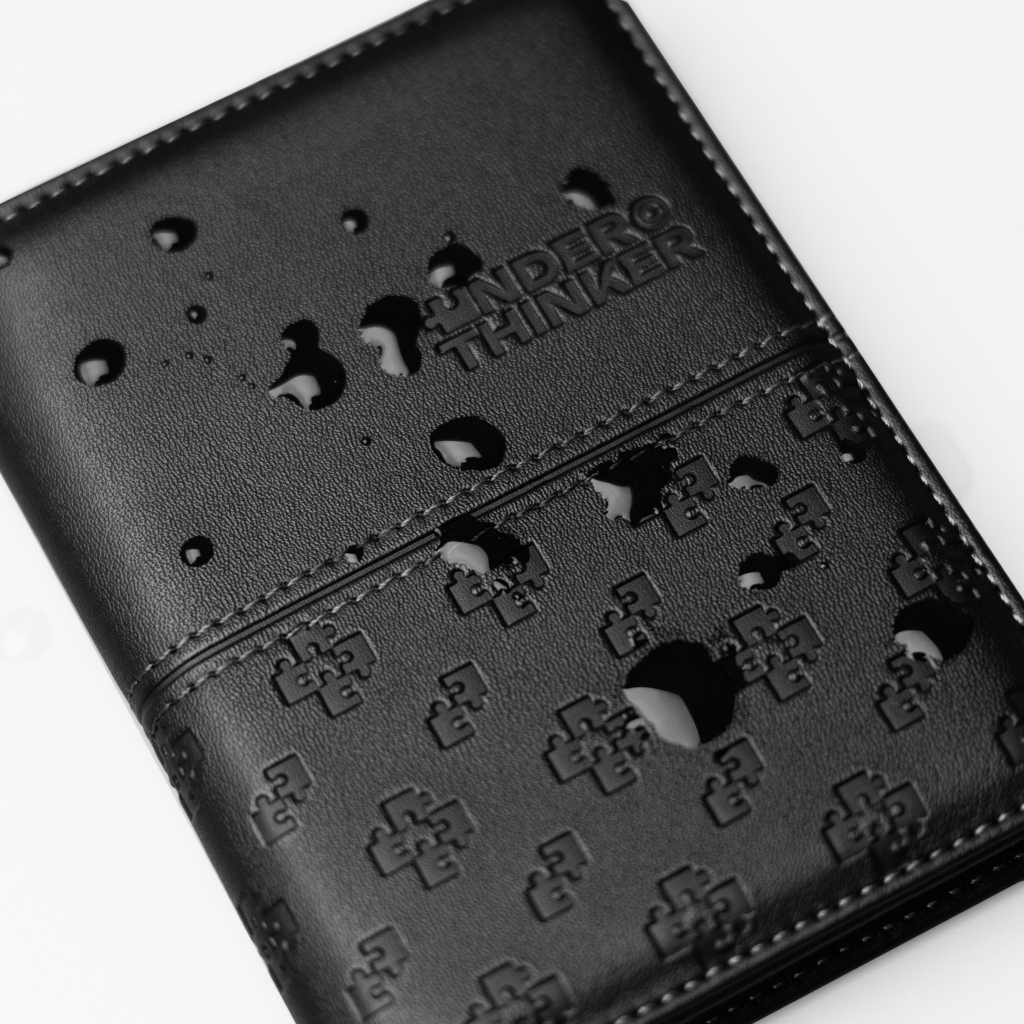 Ví Da Nam Monogram Riona Dập Chìm Cao Cấp Chính Hãng Under Thinker