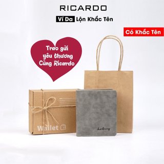 [Khắc tên] Ví nam làm quà tặng da lộn Baellerry da lộn mini cao cấp, Bóp nam Baellerry mini thời trang nhỏ gọn - V101 KT