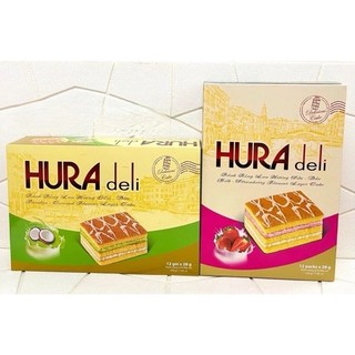 Bánh bông lan hura deli 12goi 336g