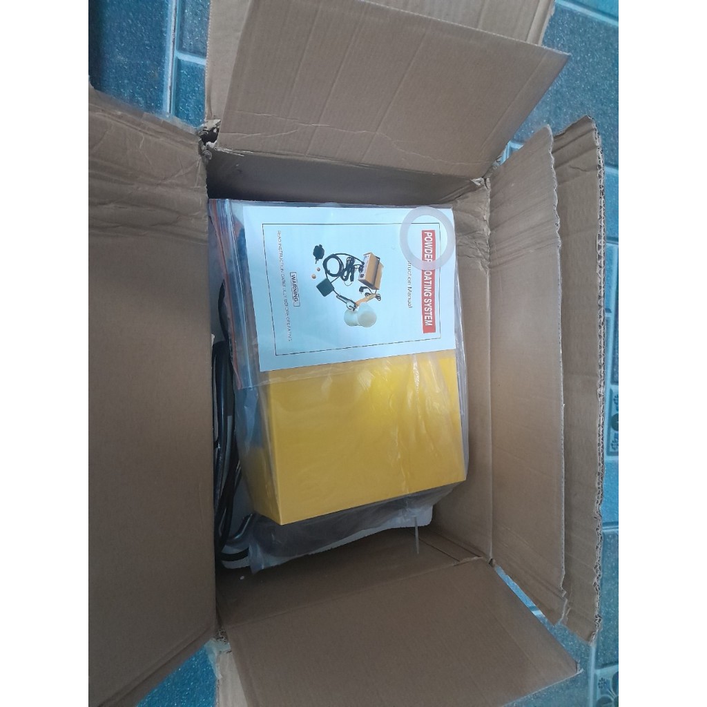 Máy phun sơn tĩnh điện bột +01 kg bột sơn