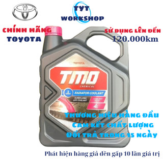 Nước làm mát động cơ tmo toyota - nước mát đỏ 4l pha sẵn