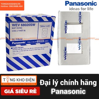 Mặt Dùng Cho 2 Thiết Bị Panasonic WEV68020SW [Dòng WIDE]