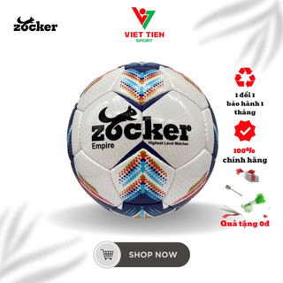 Quả bóng đá zocker size 5 zocker empire zk5-en205 sân cỏ nhân tạo chính hãng zocker, da pu cao cấp