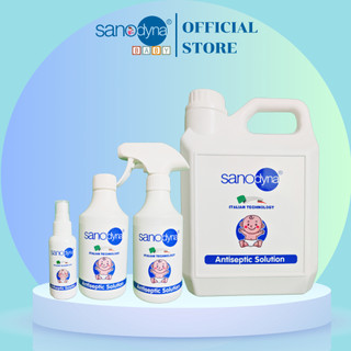 [FULL COMBO] Xịt khuẩn cho bé sơ sinh Sanodyna Baby (xịt 50ml+xịt 300ml+lõi 300ml+can 2L )