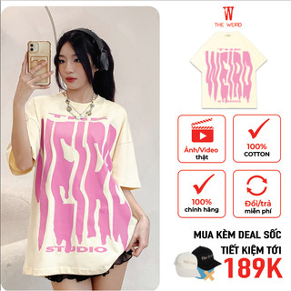  LOCAL BRAND Áo thun The Weird Phong Cách Unisex Form Rộng ATK804