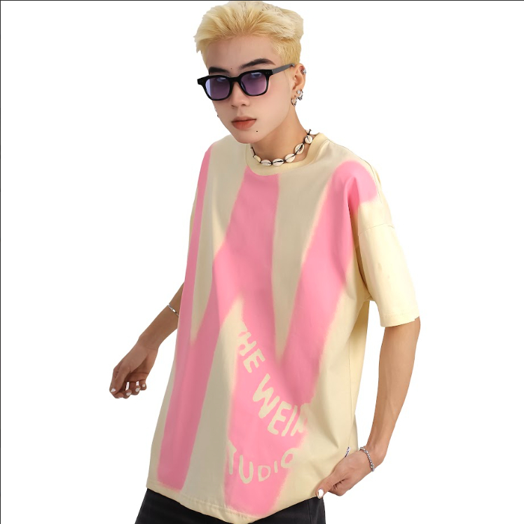 LOCAL BRAND Áo thun The Weird Phong Cách Unisex Form Rộng ATK824