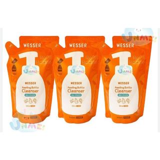 Combo 10 túi súc rửa bình sữa Wesser 500ml