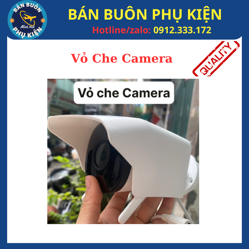 Vỏ Che Camera Ngoài Trời, Chất Liệu Nhựa Cao Cấp SIÊU BỀN, Mái che camera ngoài trời chuyên camera i