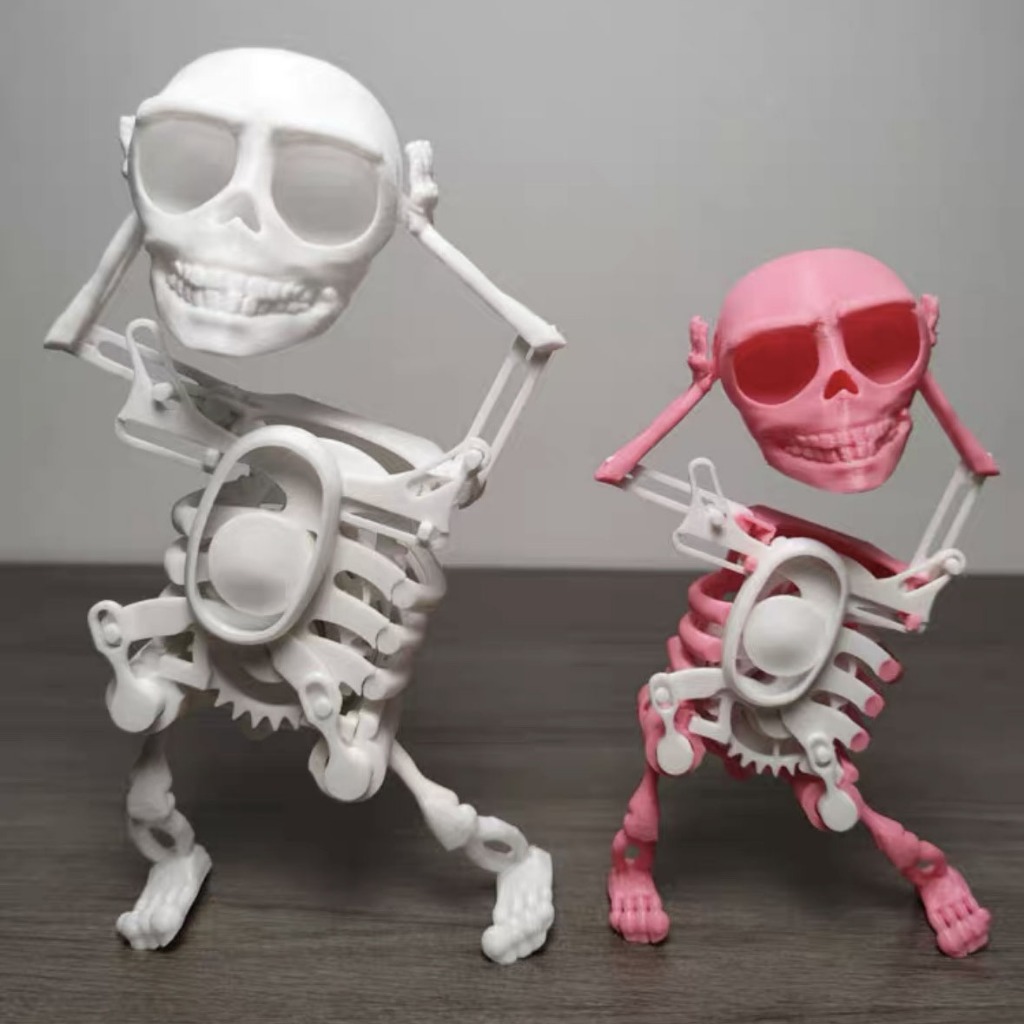 Đồ Chơi Đầu Lâu, Bộ Xương 3D Nhảy Múa Vui Nhộn Sáng Tạo Mới Lạ - Đồ Chơi Decor Halloween, Noel Dành Tặng Cho Các Bé