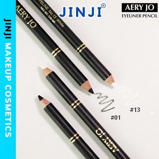 Chì kẻ viền mắt Aery Jo WaterProof Pencil Eyeliner trắng đen chuyên kẻ viền mắt makeup JINJI