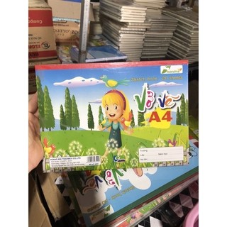 Vở vẽ dán gáy hm a4 20 tờ định lượng 100gsm