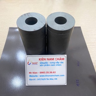 Combo 10 viên nam châm loa, nam châm có lỗ làm loa, nam châm vĩnh cửu siêu mạnh KT45x8 lỗ 19mm