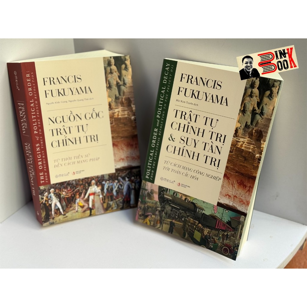 Sách - [Combo 2 cuốn bìa mềm] Nguồn gốc trật tự chính trị - Trật tự & suy tàn chính trị - Francis Fu