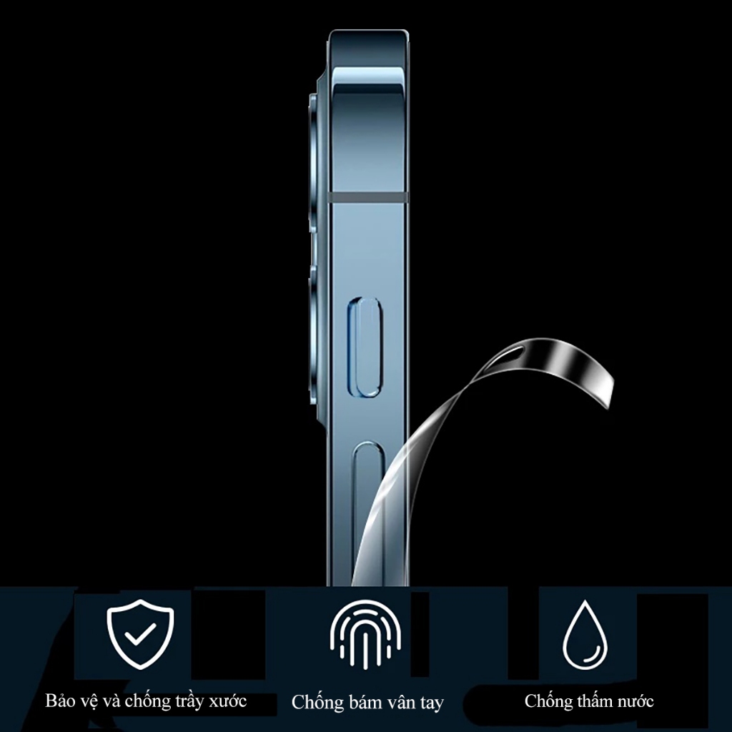 Miếng PPF dán viền bảo vệ cho iphone 15 plus 14 13 12 11 Pro Max / 12 Pro Max / 13 Mini / Shincase