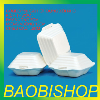 COMBO 150 CÁI HỘP XỐP NHỎ ĐỰNG XÔI , ĐỰNG BÁNH BAO_ BAO BÌ SHOP