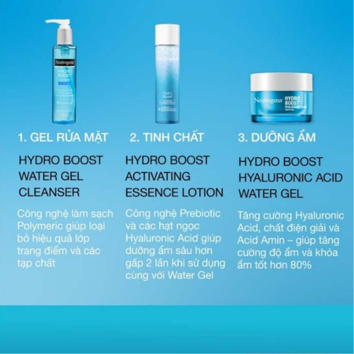 Kem dưỡng ẩm Neutrogena - Dưỡng ẩm cấp nước Neutrogena Hydro Boost Water/Aqua Gel