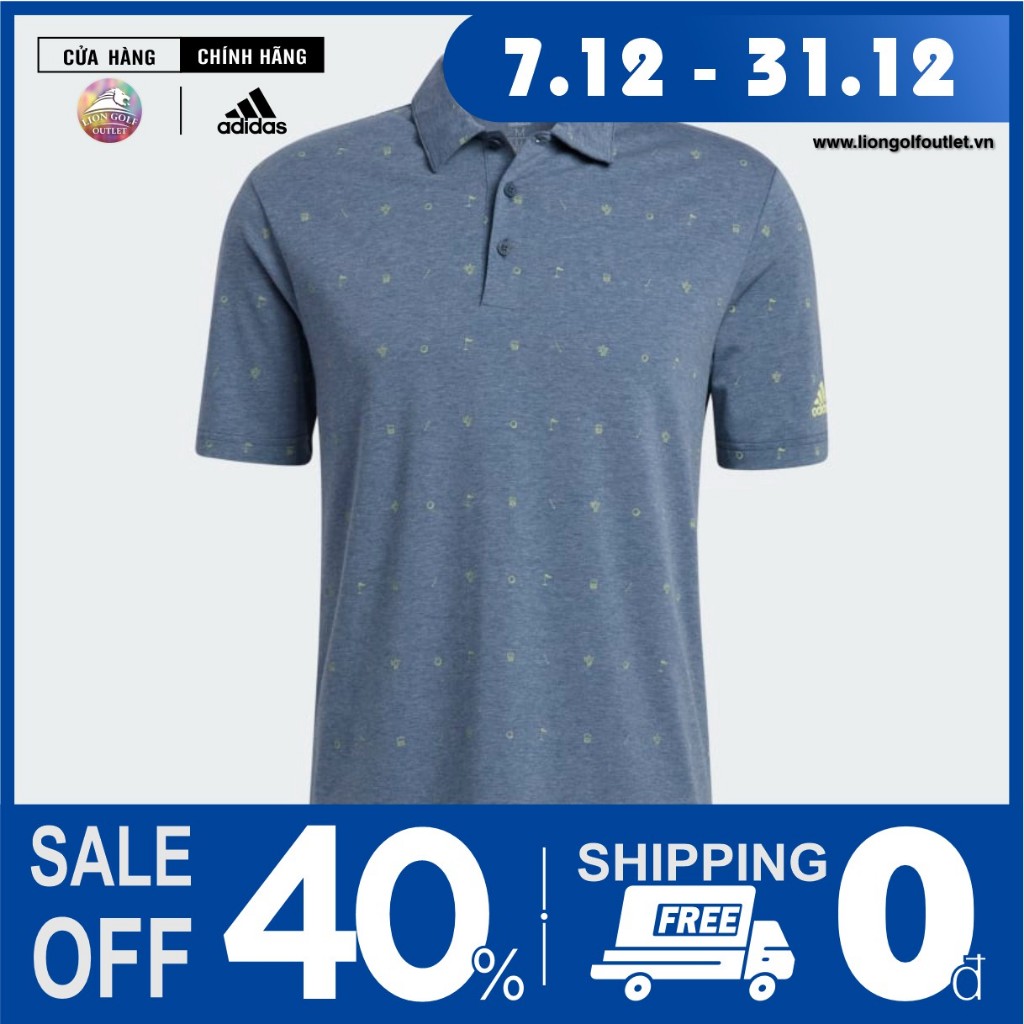 Áo golf nam tay ngắn Adidas Primegreen - HB2796